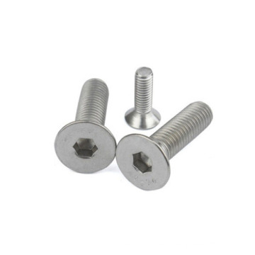 Stainless Steel SS304 SS316 Hex Socket CSK Head Screw DIN7991